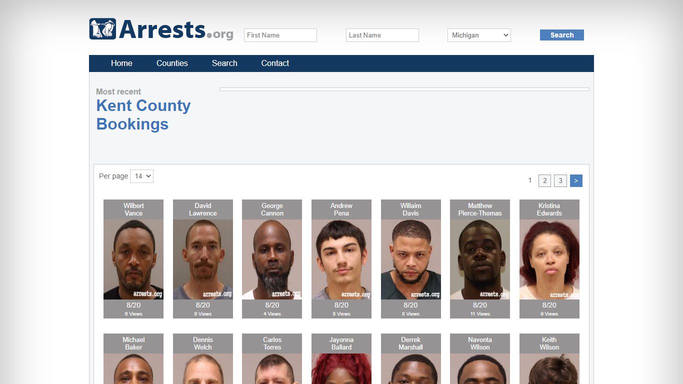 Kent County Arrests and Inmate Search